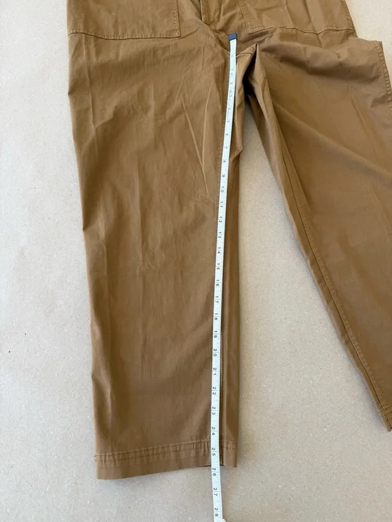 Alex Mill — Utility Cotton Twill Jumpsuit - Hickory — Size L - Picture 11 of 16